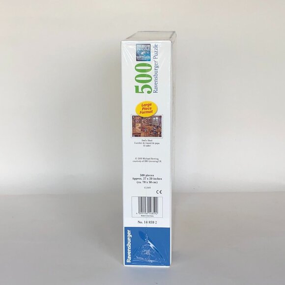 New sealed Ravensburger 500 pcs Large Format Puzzle-Dad's Shed - Picture 8 of 11